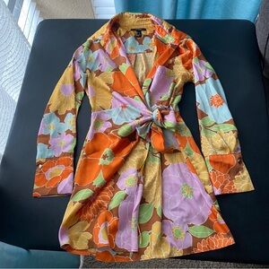 Forever 21 Disco Hippie Pattern Dress